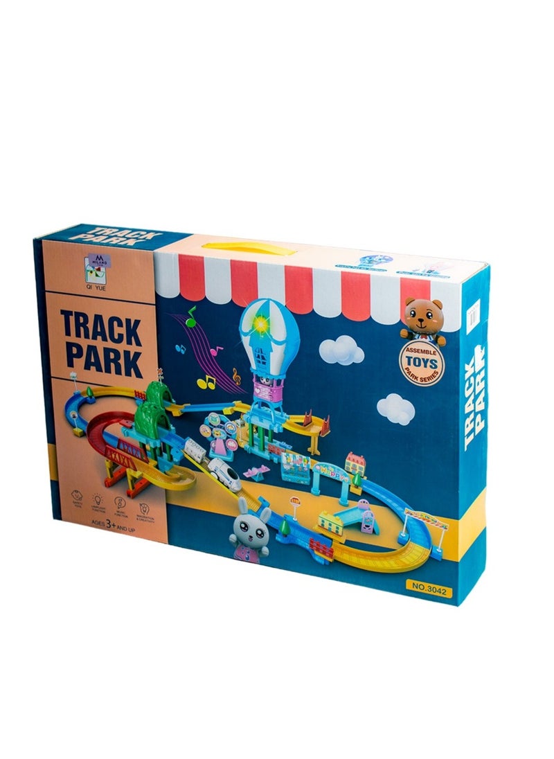 Track Park Assembly Toy with Accessories - 3042  - Image 1