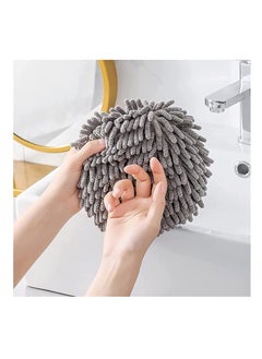 MahMir Microfiber Hand Towel Ball Fast Drying, Chenille Hand Towel Ball Absorbent Soft Towel Microfiber Hand Towels for Bathroom Kitchen Hand Drying Puff (Blue + White + Green + Grey, 4-Pack) - pzsku/Z47B6E0E614041F57D915Z/45/_/1677260097/28d5d563-72f9-414d-845c-c82f110d2f0a