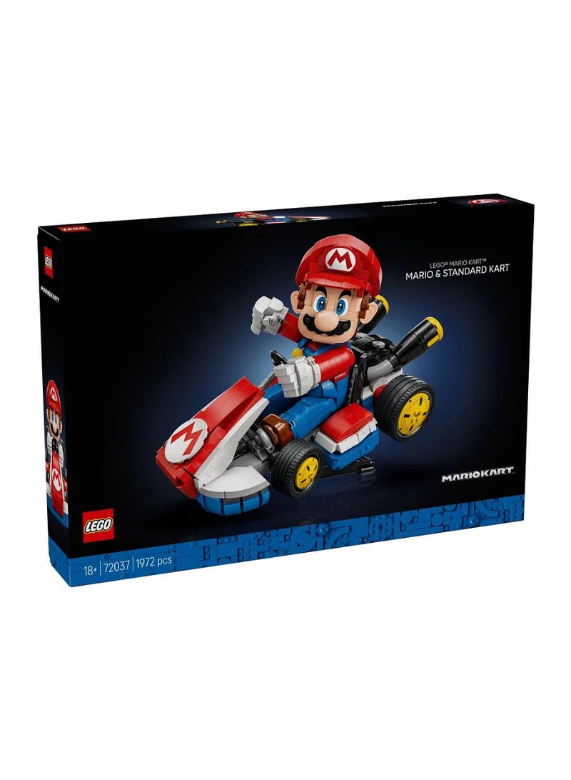 LEGO Super Mario: Mario Kart - Mario & Standard Kart, Collectible Gamer Gift for Adult Fans 72037 - 1972 Pieces - Image 2