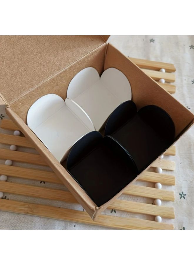 Black Paper Flower Tray 50pcs for Floral Arrangement Gift Presentation Wedding Event - Image 4