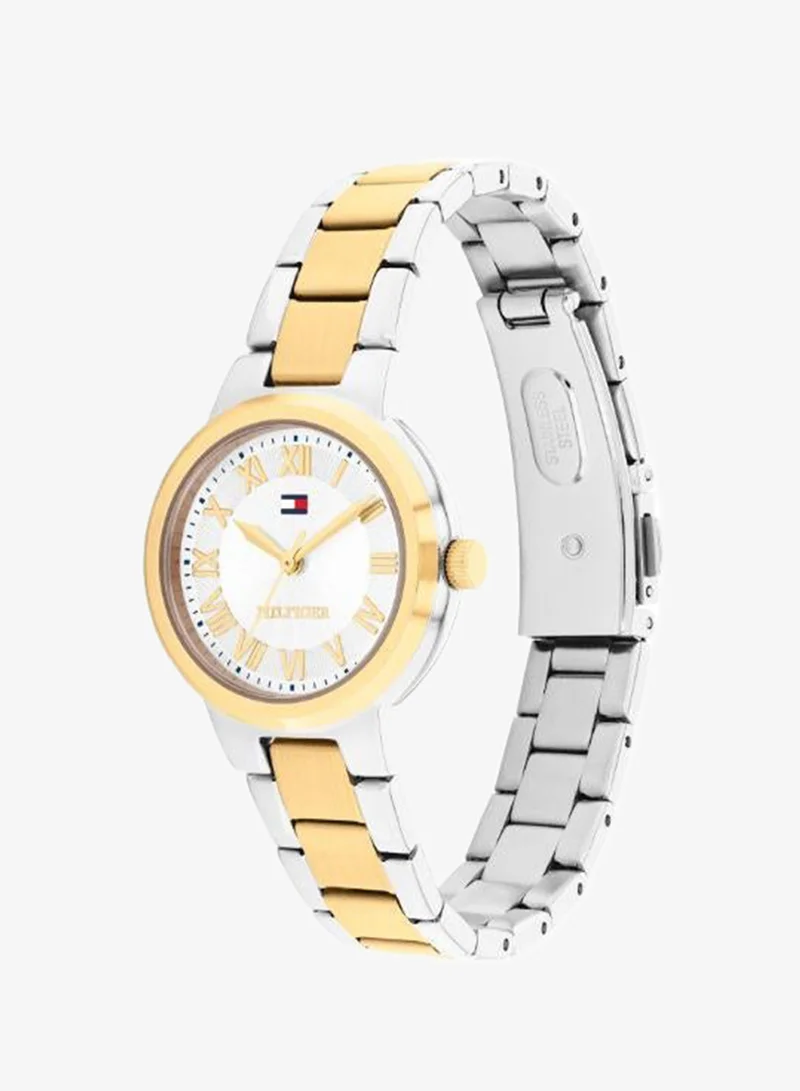 Tommy Hilfiger  Two Tone Stainless Steel Quartz Basic Watch for Women | Best Price UAE
