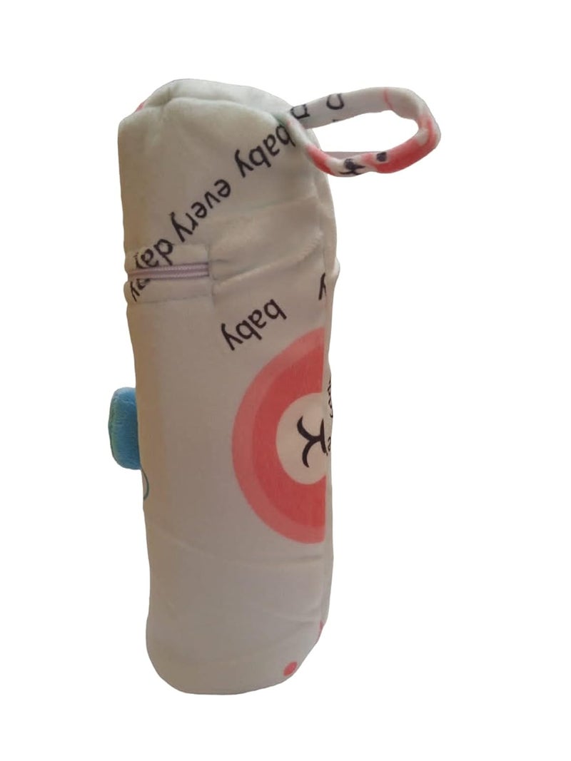 Lappu Bottle Cover for Philips Avent Wide/Broad Neck - Soft Plush Stretchable Baby Bottle Tote Bag With Strap - Image 5