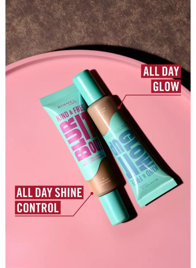 Rimmel London  Rimmel Kind & Free GLOW IT UP Moisturising Skin Tint - 501 - Noisette, 30ml for Women | Best Price UAE