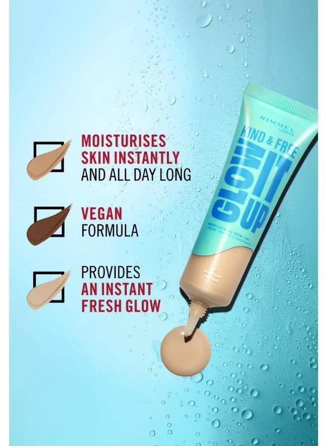 Rimmel London  Rimmel Kind & Free GLOW IT UP Moisturising Skin Tint - 501 - Noisette, 30ml for Women | Best Price UAE