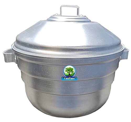 CooPany ® Anodised Aluminium Indolium Idly Maker Pot 10 Idlies - Image 1