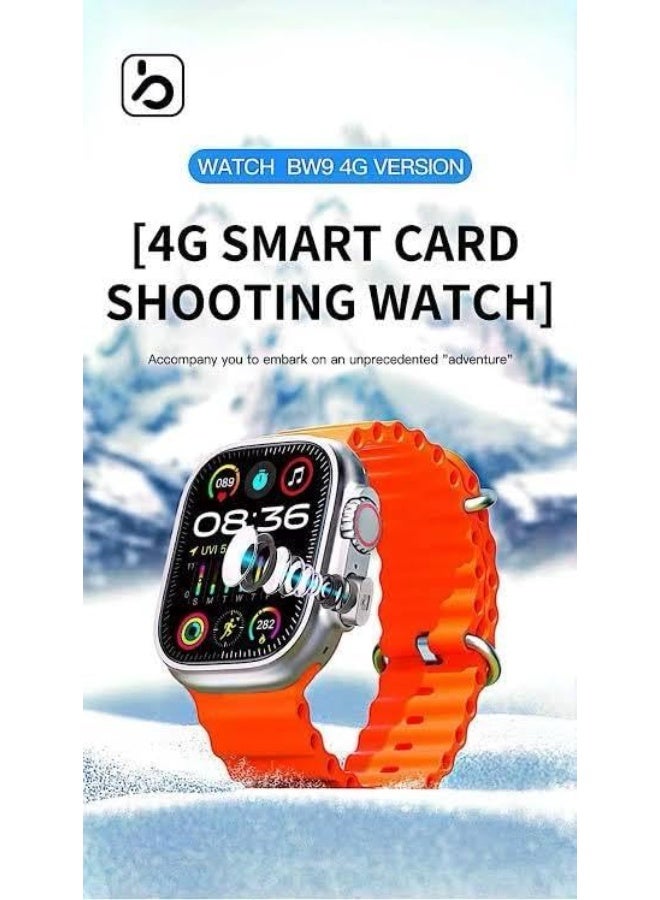 ساعة BW9 PRO الذكية بشريحة اتصال 4G مع كاميرا، شاشة لمس HD، نظام أندرويد، GPS، واي فاي وبلوتوث - Image 3