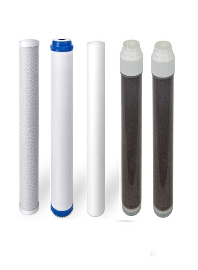 بريمير فلاتر بديلة ممتازة لأنظمة التناضح العكسي لأحواض السمك والشعاب المرجانية ذات 5 أو 6 مراحل (فلاتر الرواسب، والكربون الحبيبي النشط، والكربون، وفلاتر إزالة الأيونات) (6 مراحل) - Image 2