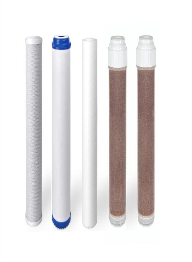 بريمير فلاتر بديلة ممتازة لأنظمة التناضح العكسي لأحواض السمك والشعاب المرجانية ذات 5 أو 6 مراحل (فلاتر الرواسب، والكربون الحبيبي النشط، والكربون، وفلاتر إزالة الأيونات) (6 مراحل) - Image 1