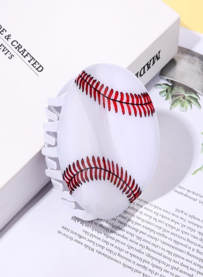 PHALIN Football Baseball Hair Claw Clip for Women Game Day Hair Clips Cute Nonslip Sports Hair Barrettes Football Baseball Hair Accessories Game Day Outfits - Image 5