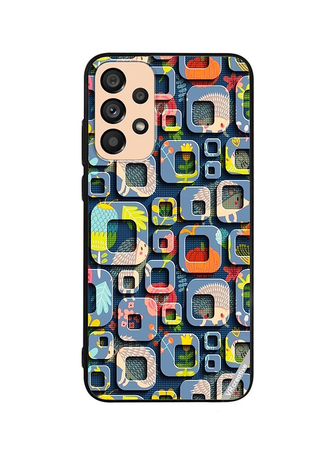 VR CREATIVE Protective Case Cover For Samsung Galaxy A23 Abstract Design Multicolour - Image 1