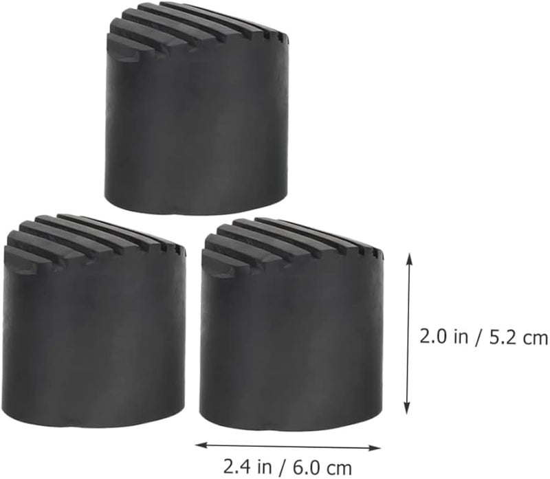 3Pcs Non Slip Ladder Rubber Feet Covers 6X5 2X5 2CM Protective Pads For Tile And Carpet Flooring - Image 5