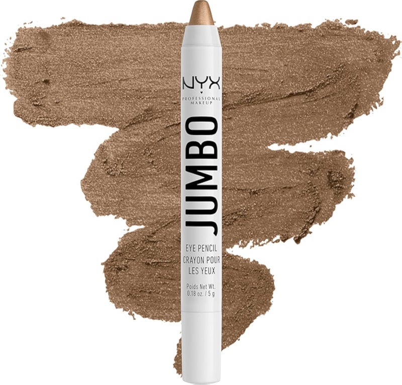 NYX PROFESSIONAL MAKEUP Jumbo Eye Pencil, Blendable Eyeshadow Stick & Eyeliner Pencil - Iced Mocha