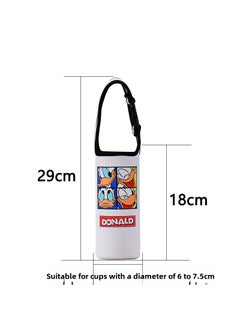 Insulated Child Cup Sleeve Neoprene Anti-Scald Donald Duck