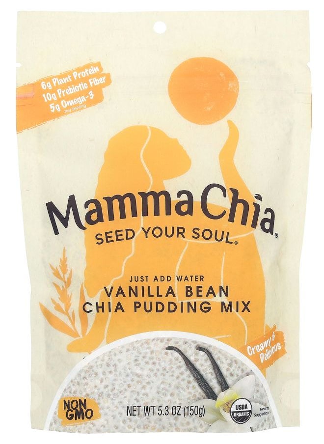 Mamma Chia Chia Pudding Mix Vanilla Bean 5.3 oz (150 g) 