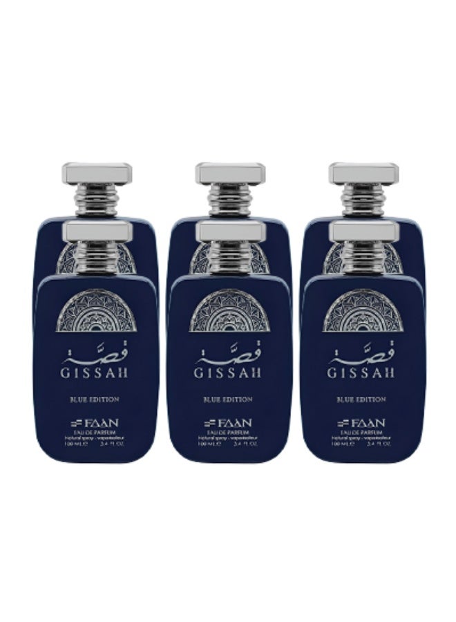 فاان 6 قطع عطر قصة للرجال 100 مل - Image 1