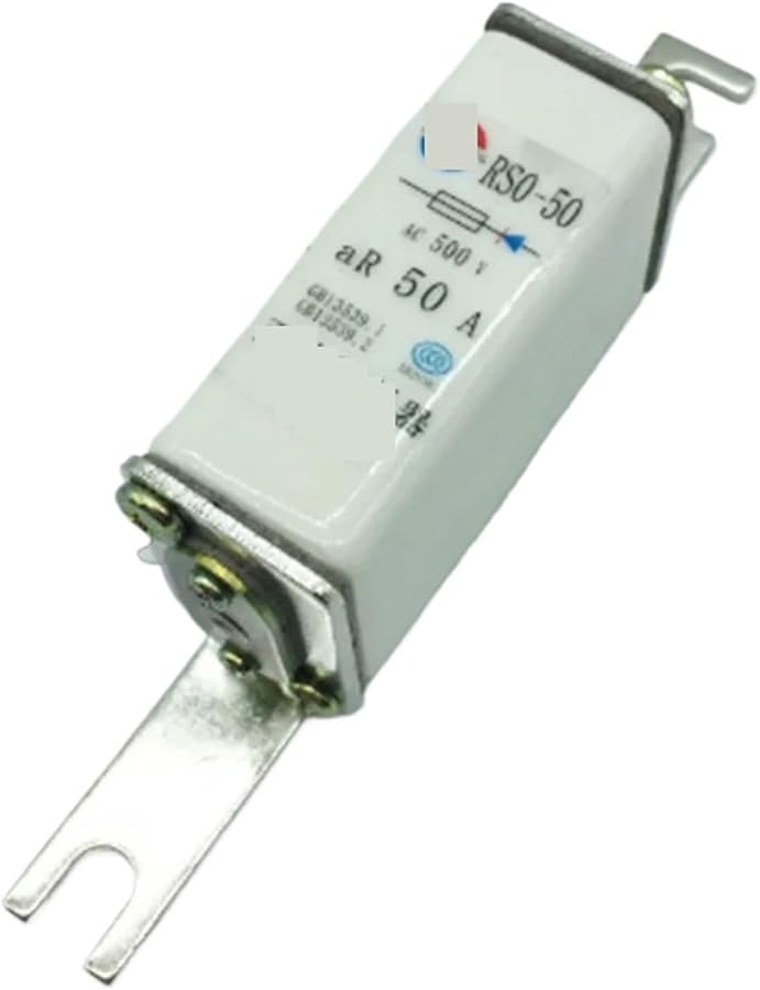 RS3 1 Pcs 50A 500V Ceramic Square Tube Quick Acting Fuse Bolted Core - Image 4