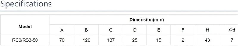 RS3 1 Pcs 50A 500V Ceramic Square Tube Quick Acting Fuse Bolted Core - Image 5