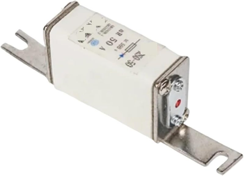 RS3 1 Pcs 50A 500V Ceramic Square Tube Quick Acting Fuse Bolted Core - Image 3