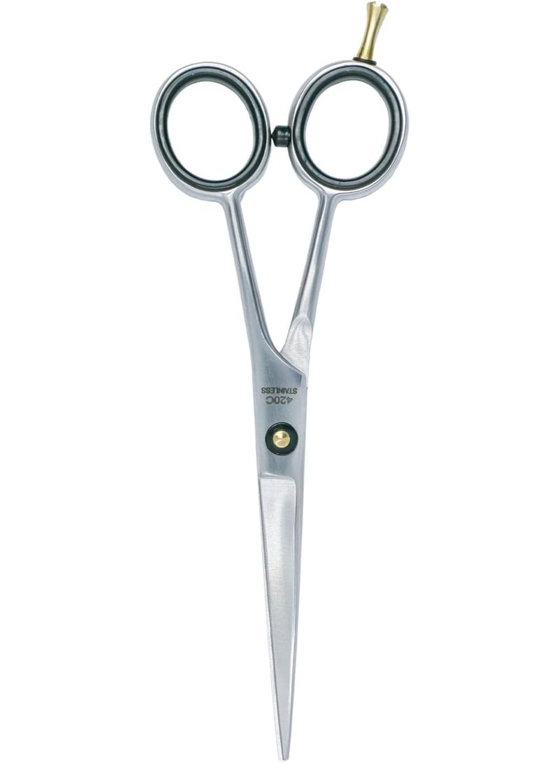 Professional Hair Cutting Scissors, Stainless Steel Razor Edge with Removable Finger Rest - Image 2