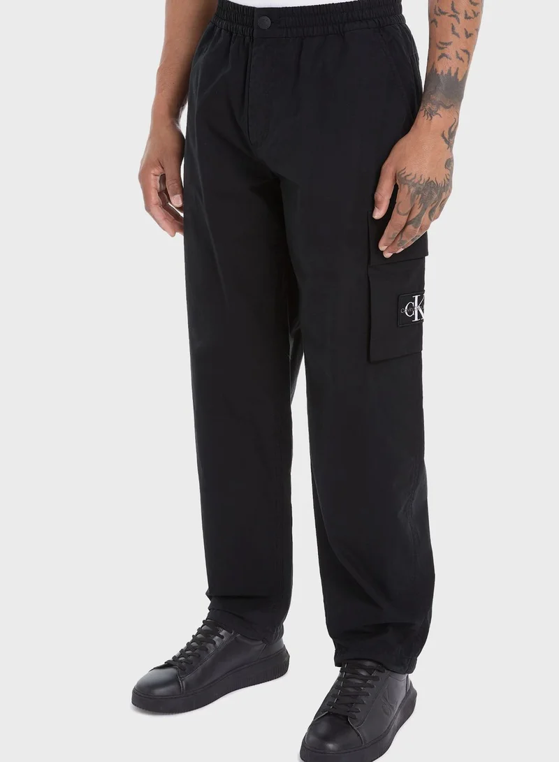 Calvin Klein Jeans Essential Straight Fit Poplin Pants