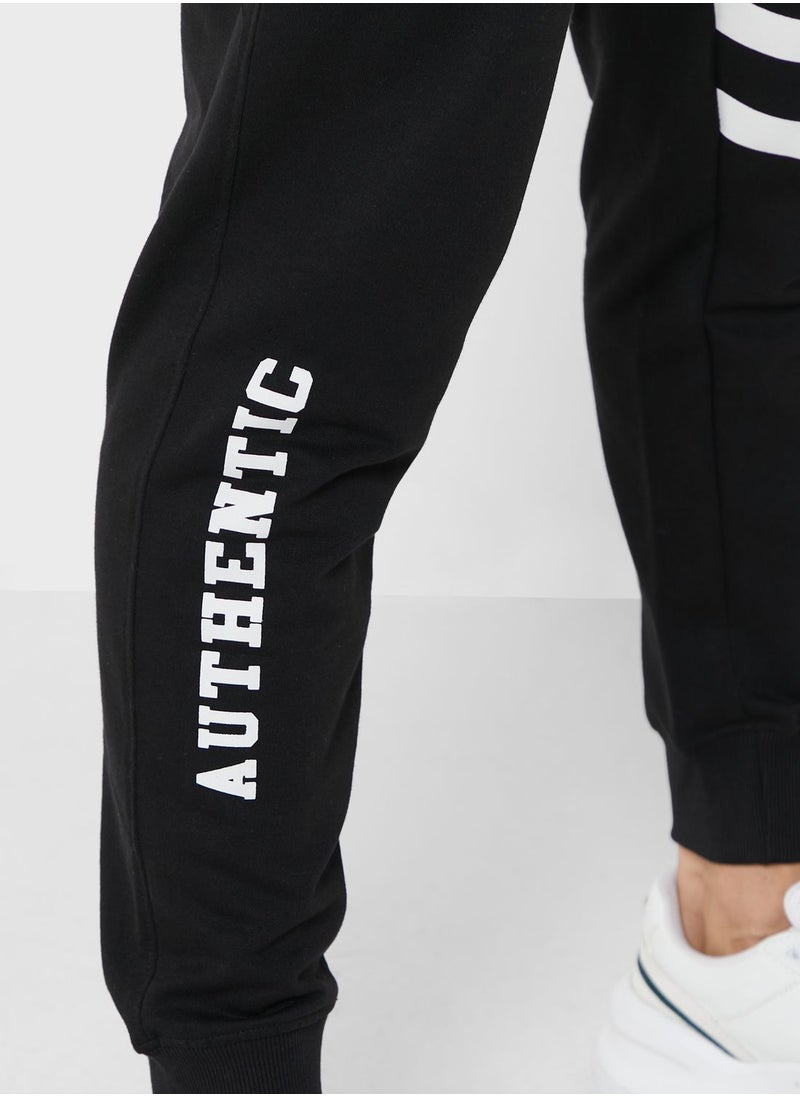 Seventy Five - Knee Stripe Joggers - Image 1