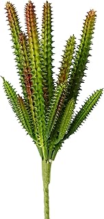 Vickerman Everyday 8.5" Indoor Artificial Green Cactus Pick - Unique Colorful Cactus Pick of Durable PVC - Maintenance - Image 1