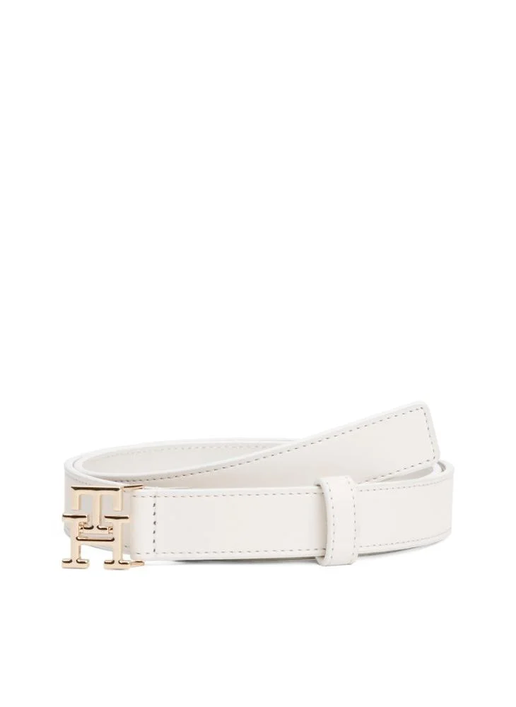 TOMMY HILFIGER Logo Detailed Non Allocated Hole Belt
