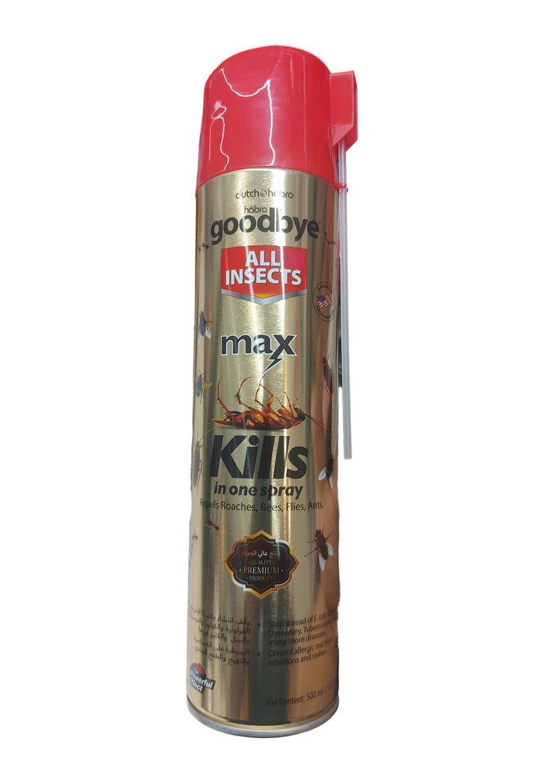 Dutch & Habro Goodbye Max All Insects Killer Spray 500 ML - Image 2