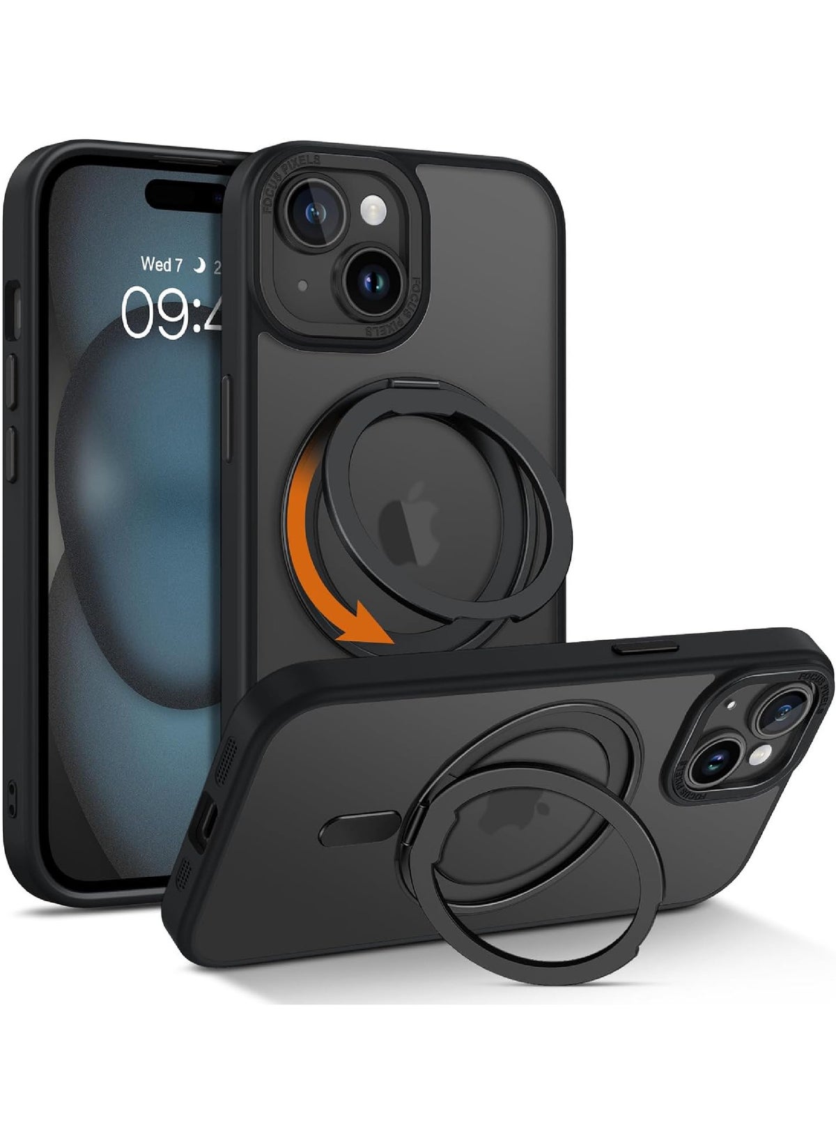 rockpow Rockpow For iPhone 15 Case 360 Ring Stand Z47B7FDAF30823222505FZ