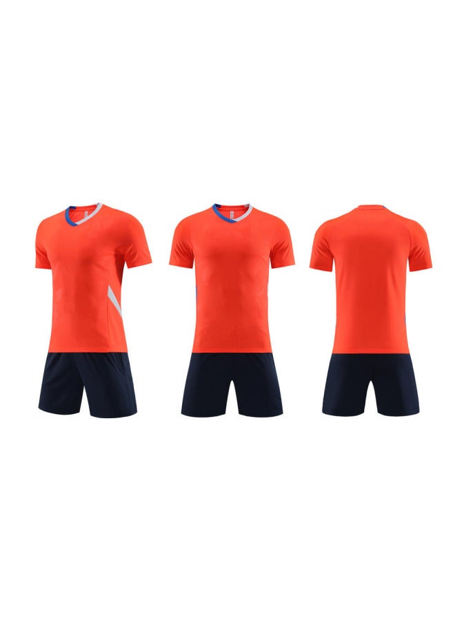 Manufacturer Adult And Children's Football Uniforms Spring And Summer Football Uniforms Football Team Training Uniforms Printed With Pictures