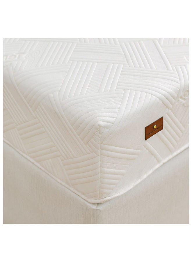 DANUBE HOME Tencel Gel Infused Memory Foam Mattress 90x200cm - High Resilience Single Bed Mattress with Zip Cover - Soft Beige Mattress for Ultimate Comfort - 15 Year Warranty - Perfect for Furniture Upgrade