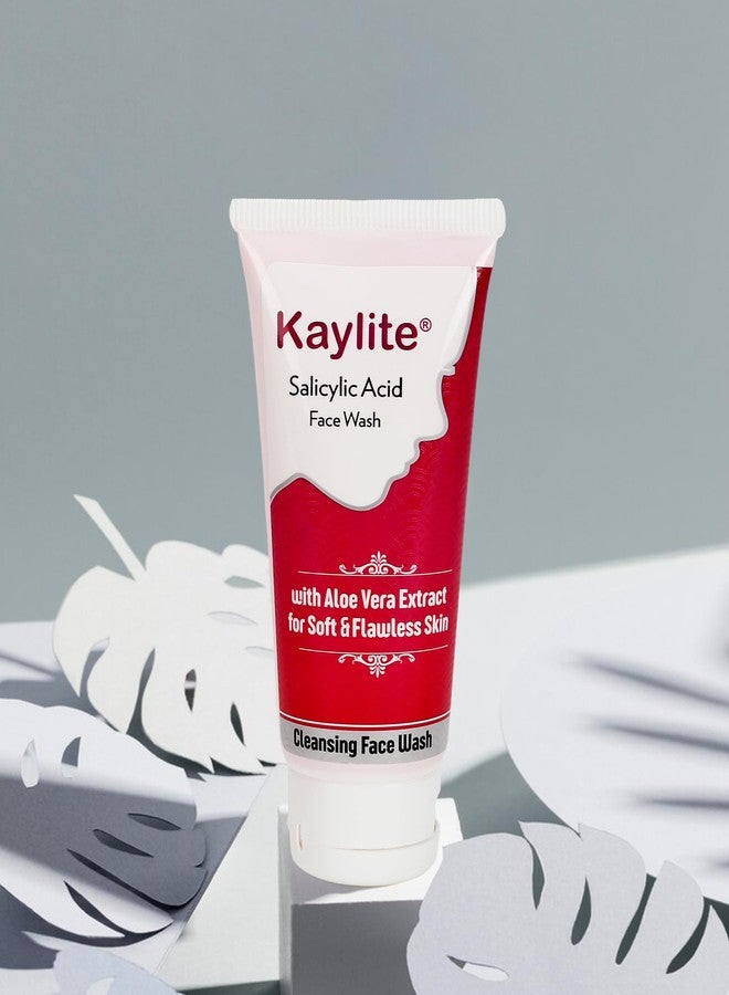 Kaylite Salicylic Acid Face Wash with Aloe Vera Extract for Soft and Flawless Skin (pack of 3) 180 ml - Image 4