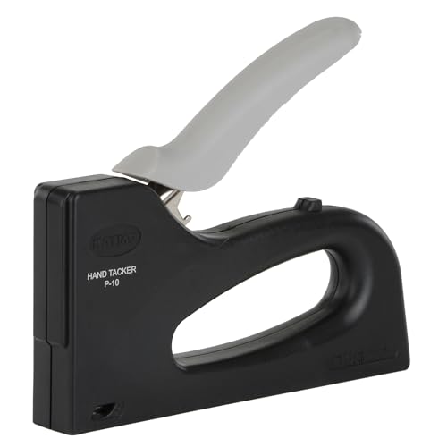 Kaymo P-10 Hand Tacker | Lightweight 180g Stapler Tool | Plastic Body | Uses 23 Series Staples | Lockable Handle | Staple Viewing Window | DIY Multipurpose Use | Job Measuring Scale | Easy Loading - Image 1