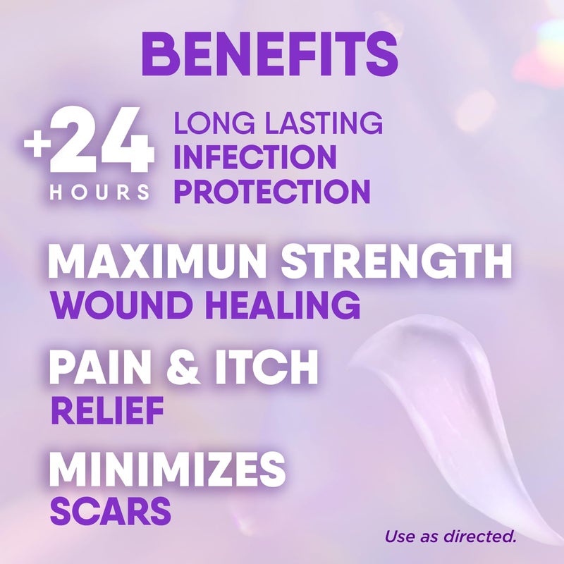 Cicatricure Open Wound Triple Antibiotic Ointment with Pain Relief, First Aid Antibacterial to prevent infection and relieve pain of minor cuts, burns and scrapes. Topical Antibacterial Ointment -1 oz - Image 2