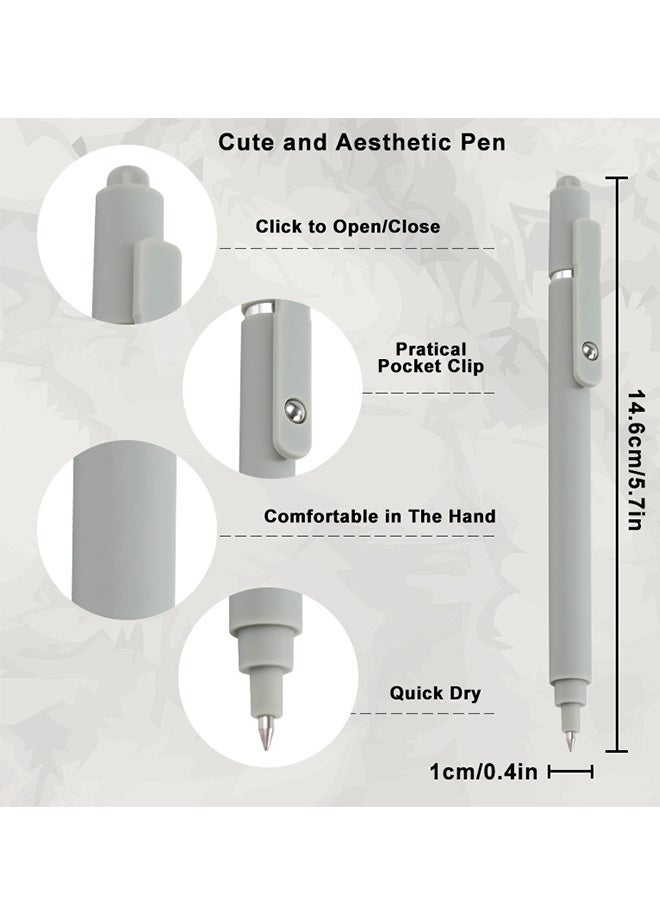 Generic 10 sets of hand account pens, retro press type neutral pens, student exams, office and business black neutral pens  - Image 2