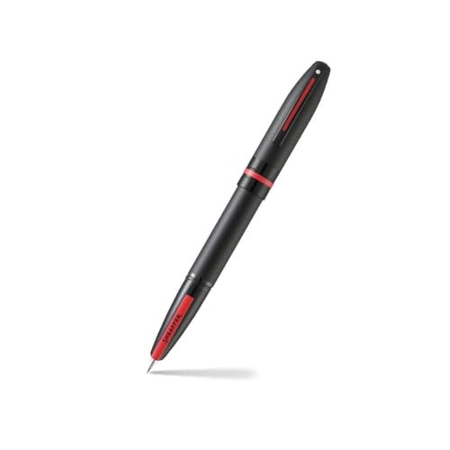 Sheaffer Icon Matte Black with Gloss Black PVD Appts. Fountain Pen - Med Nib (E0910853) - Image 1