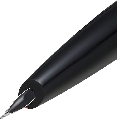 Sheaffer Icon Matte Black with Gloss Black PVD Appts. Fountain Pen - Med Nib (E0910853) - Image 3