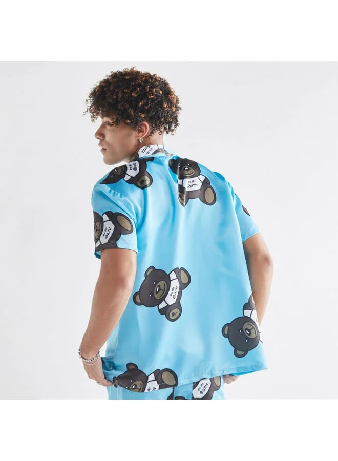 Splash FAV Oversized Satin Shirt