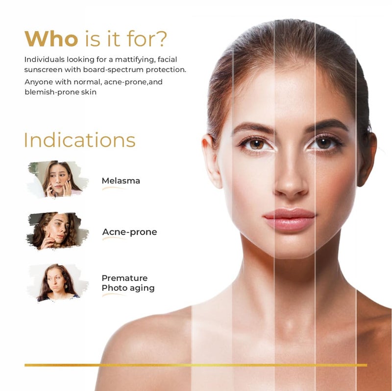 Brinton Brinton UV Doux Gold Silicone Sunscreen Gel SPF 50 PA Enriched With Vitamin C E Water Resistant Oil Free Non Greasy UVAUVB With Broad Spectrum 50 g x Pack of 4 - Image 5