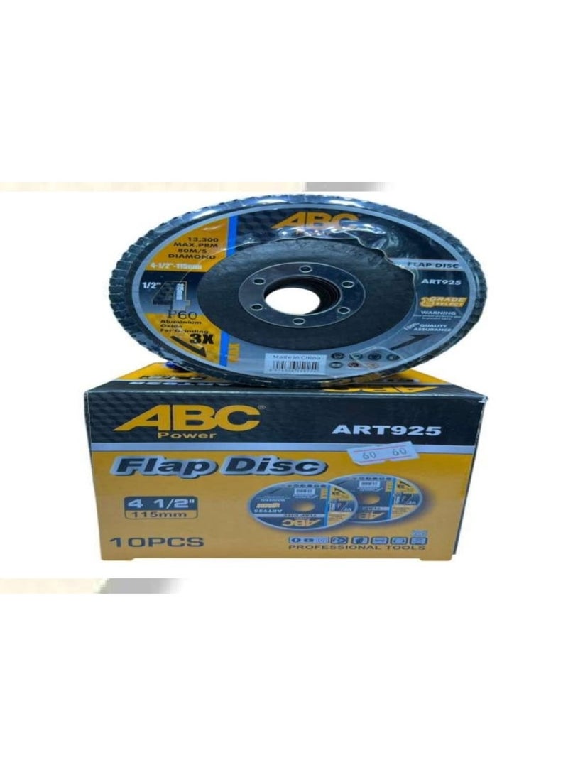 اي بي سي أسطوانة صنفرة صاروخ 4.5 بوصة P80 – للتنعيم وتشطيب الأسطح باحتراف