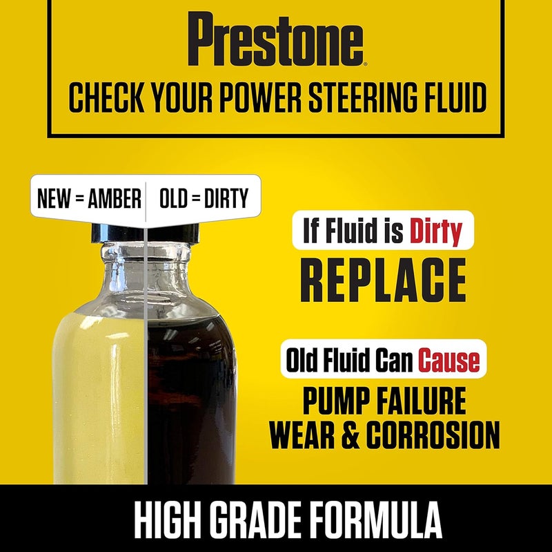 Prestone AS262 Power Steering Fluid with Stop Leak - 12 oz. - Image 4