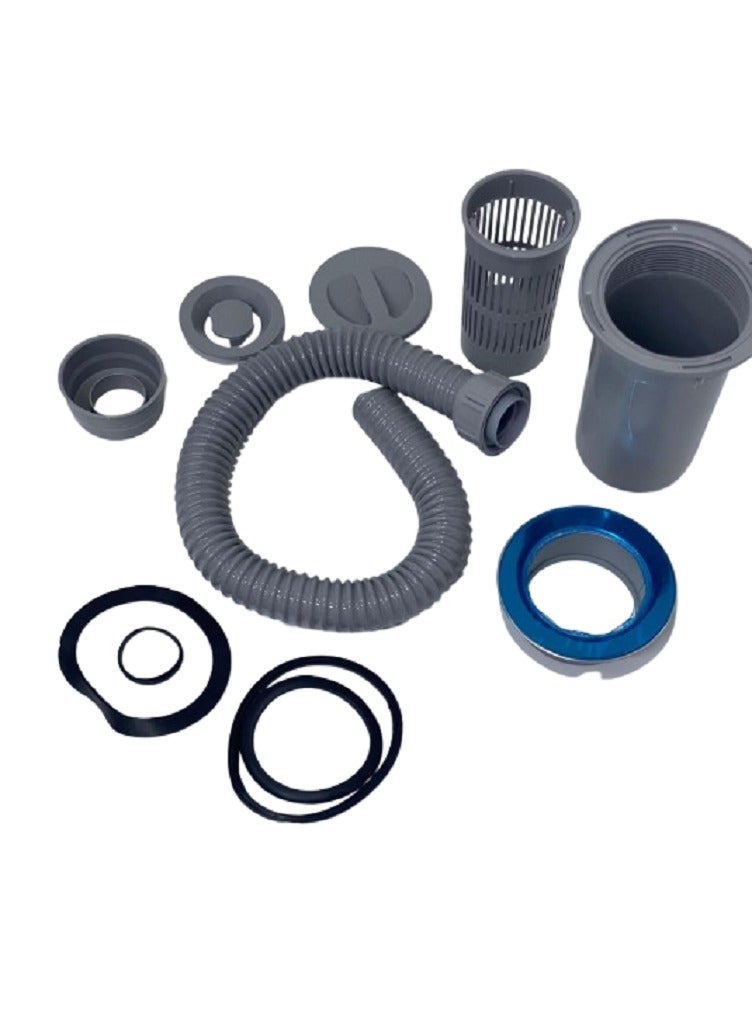 Korean Sink Drain - Flexible and Safe Solution for Draining and Odor Prevention Horizontal Drain Pipe for Sinks - Image 1