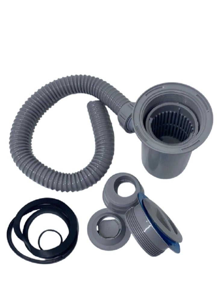 Korean Sink Drain - Flexible and Safe Solution for Draining and Odor Prevention Horizontal Drain Pipe for Sinks - Image 2