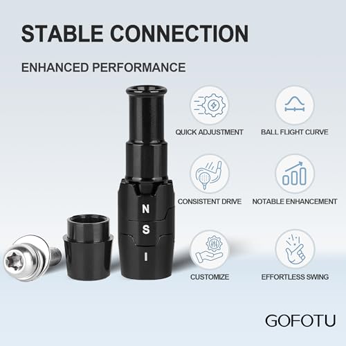 Gofotu Golf .335 Golf Adapter Sleeve Shaft Compatible with Callaway Elyte, Ai Smoke Series Drivers, Paradym, Epic, Rogue ST, Great Big Bertha, MAVRIK Series,16/815/814 XR Drivers - Image 5