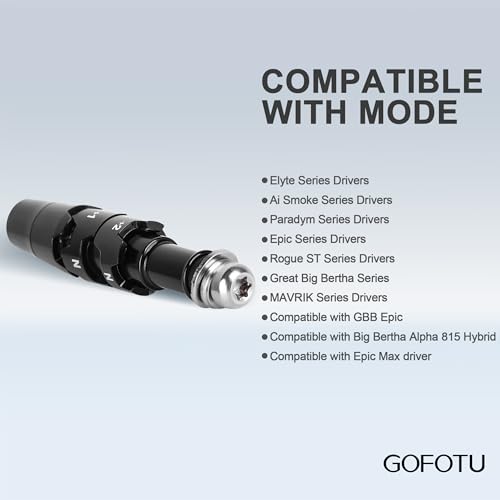 Gofotu Golf .335 Golf Adapter Sleeve Shaft Compatible with Callaway Elyte, Ai Smoke Series Drivers, Paradym, Epic, Rogue ST, Great Big Bertha, MAVRIK Series,16/815/814 XR Drivers - Image 4