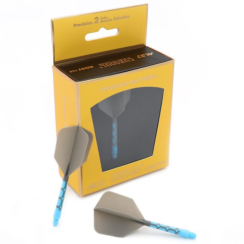 CUESOUL ROST T19 Integrated Dart Shaft and Flights Big Wing Shape Grey 33mm-Say Goodbye to Falling Dart Flight - Image 4