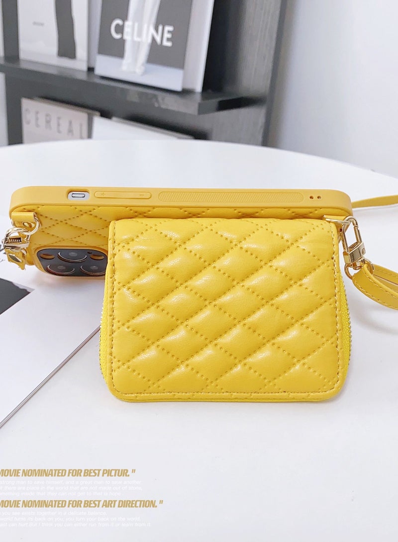 Suteni Crossbody Strap Back Cover Card Slots Leather Phone Case for iPhone  - Image 2