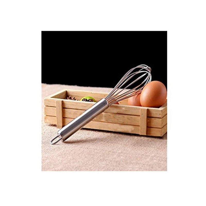 JISUN JISUN Stainless Steel Egg WhiskEgg Beater Potato MasherPav Bhaji Masher Silver Kitchen Tool Set  - Image 4