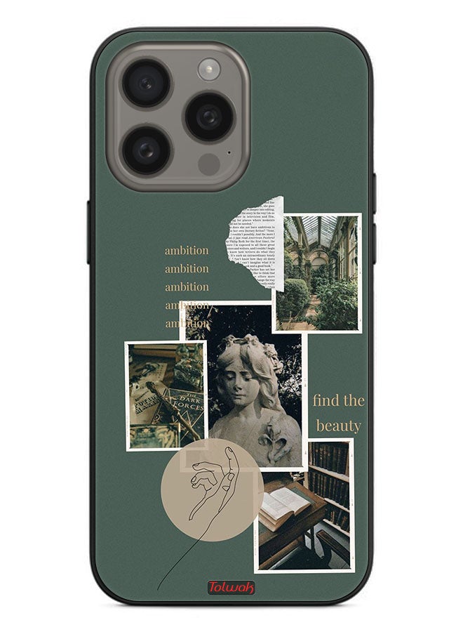 Tolwak Apple iPhone 15 Pro Max Protective Case Cover Find The Beauty - Image 2