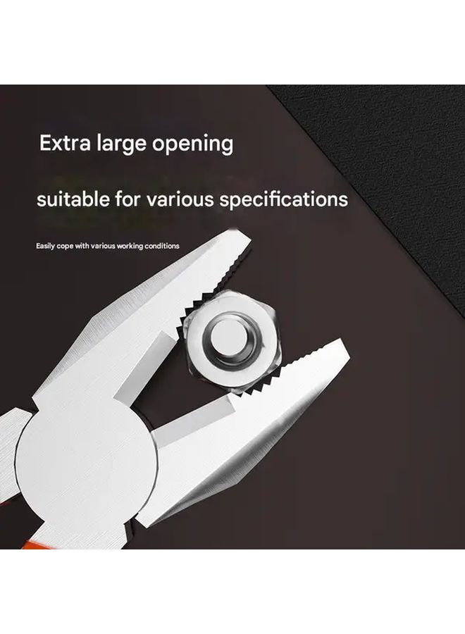 6 Inch Heavy Duty Tiger Clamp Locking Mechanism Sharp Tip Multi Jaw Steel Tool - Image 3
